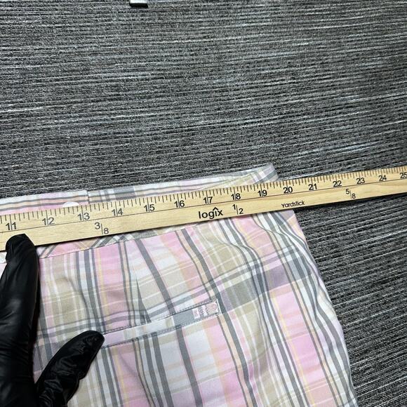 Izod Skorts Women's Size 16 Pink Plaid Golf Classix Cool FX - Picture 10 of 13